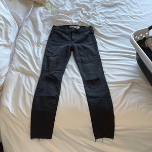 Madewell NWT Black High Rise Skinny Jeans